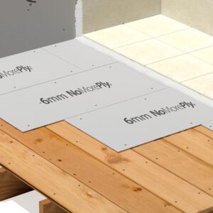 NoMorePly PrePrimed Fibre Cement Tile Backer Overboard use