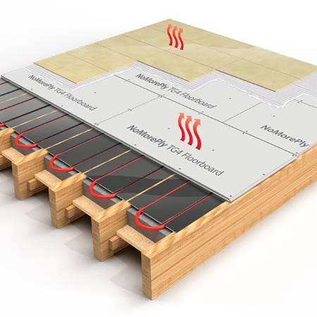 22mm NoMorePly Fibre Cement Tile Backer TG4 Floorboard 1200mm x 800mm (4' x 2.6')