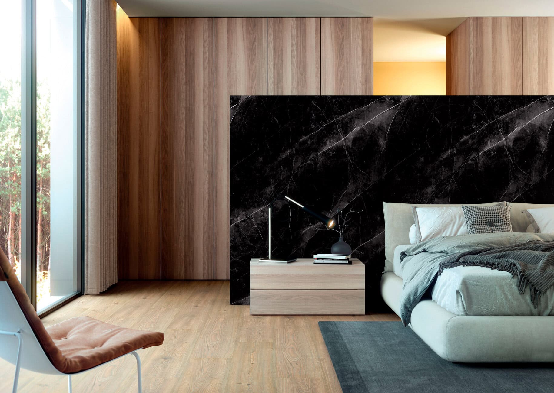 18mm Finsa Melamine Faced MDF Nogal Siena 2440 x 1220mm (8' x 4') FSC® Pack of 40 18mm Finsa Melamine Faced MDF Nogal Siena 2440 x 1220mm (8' x 4') FSC® Pack of 40