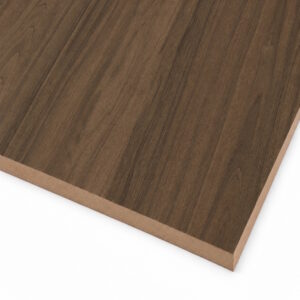 19mm Shinnoki Premium Pre-Finished Pure Walnut Veneered MDF 2 Sides Crown Cut A/B Grade 2790 x 1240mm FSC®
