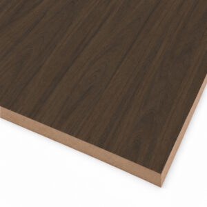19mm Shinnoki Premium Pre-Finished Stardust Walnut Veneered MDF 2 Sides Crown Cut A/B Grade 2790 x 1240mm FSC®