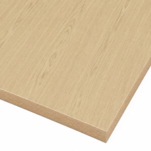 19mm Shinnoki Premium Pre-Finished Ivory Oak Veneered MDF 2 Sides Crown Cut A/B Grade 2790 x 1240mm FSC®