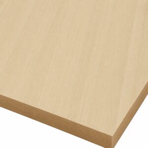 19mm Shinnoki Premium Pre-Finished Milk Oak Veneered MDF 2 Sides Crown Cut A/B Grade 2790 x 1240mm FSC®