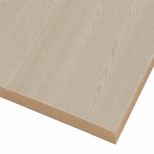 19mm Shinnoki Premium Pre-Finished Pebble Triba Veneered MDF 2 Sides Crown Cut A/B Grade 2790 x 1240mm FSC®