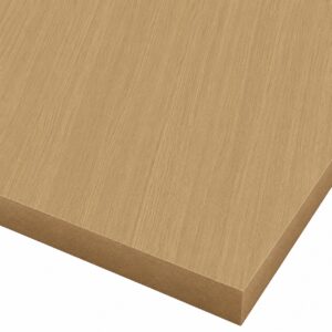 19mm Shinnoki Premium Pre-Finished Sahara Oak Veneered MDF 2 Sides Crown Cut A/B Grade 2790 x 1240mm FSC®