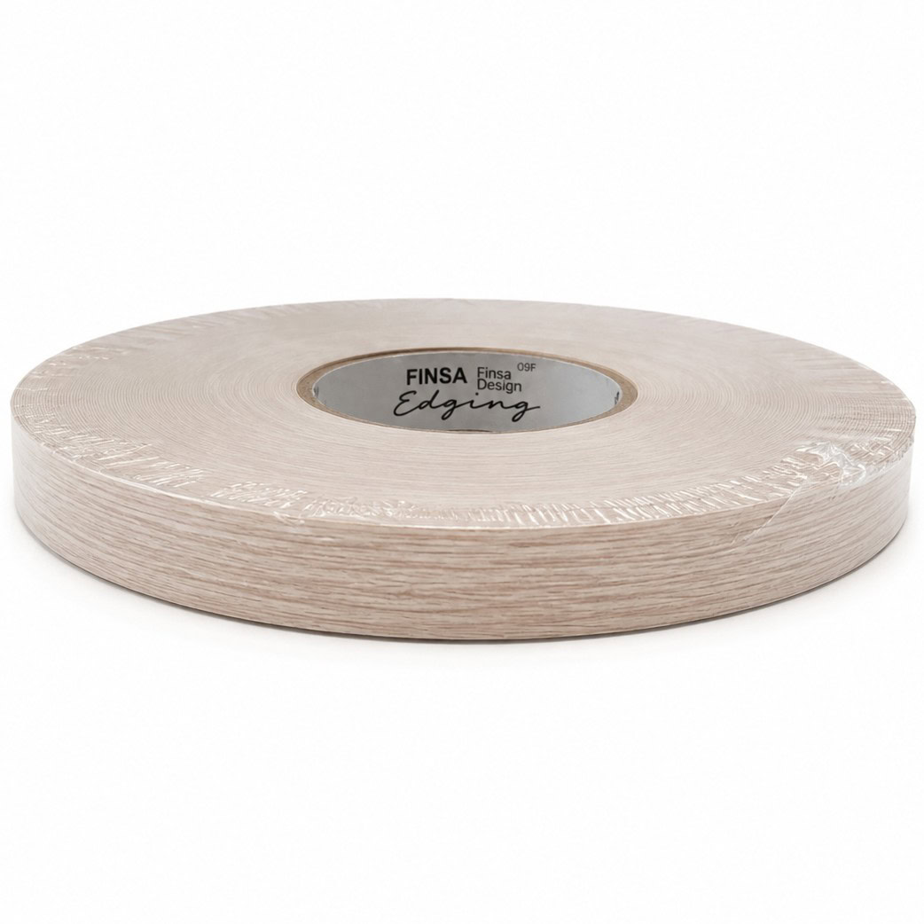 Iron On Finsa ABS 9AR Hickory Frida Edging Tape Strip 22mm x 50m Iron On Finsa ABS 9AR Hickory Frida Edging Tape Strip 22mm x 50m