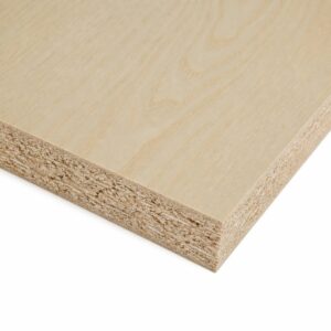 Home 44mm Halspan Optima FD30 Ash Veneered Graduated Density Chipboard Door Core Unlipped 2440 x 1220mm (8′ x 4′)