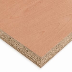 Home 44mm Halspan Optima FD30 Sapele Veneered Graduated Density Chipboard Door Core Unlipped 2440 x 1220mm (8′ x 4′)