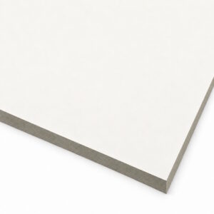 18mm Finsa 020 Moisture Resistant Textured White Melamine Faced MDF 2440 x 1220mm (8' x 4') FSC® Pack of 40