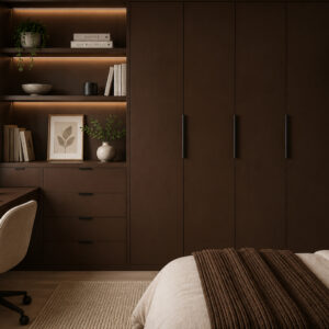 Finsa Moisture Resistant Textured Toffee Melamine Faced MDF 1