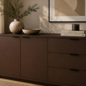 Finsa Moisture Resistant Textured Toffee Melamine Faced MDF 2