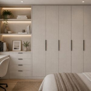 Finsa Special Textured Canvas Greige Melamine Faced MDF