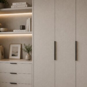 Finsa Special Textured Canvas Greige Melamine Faced MDF1