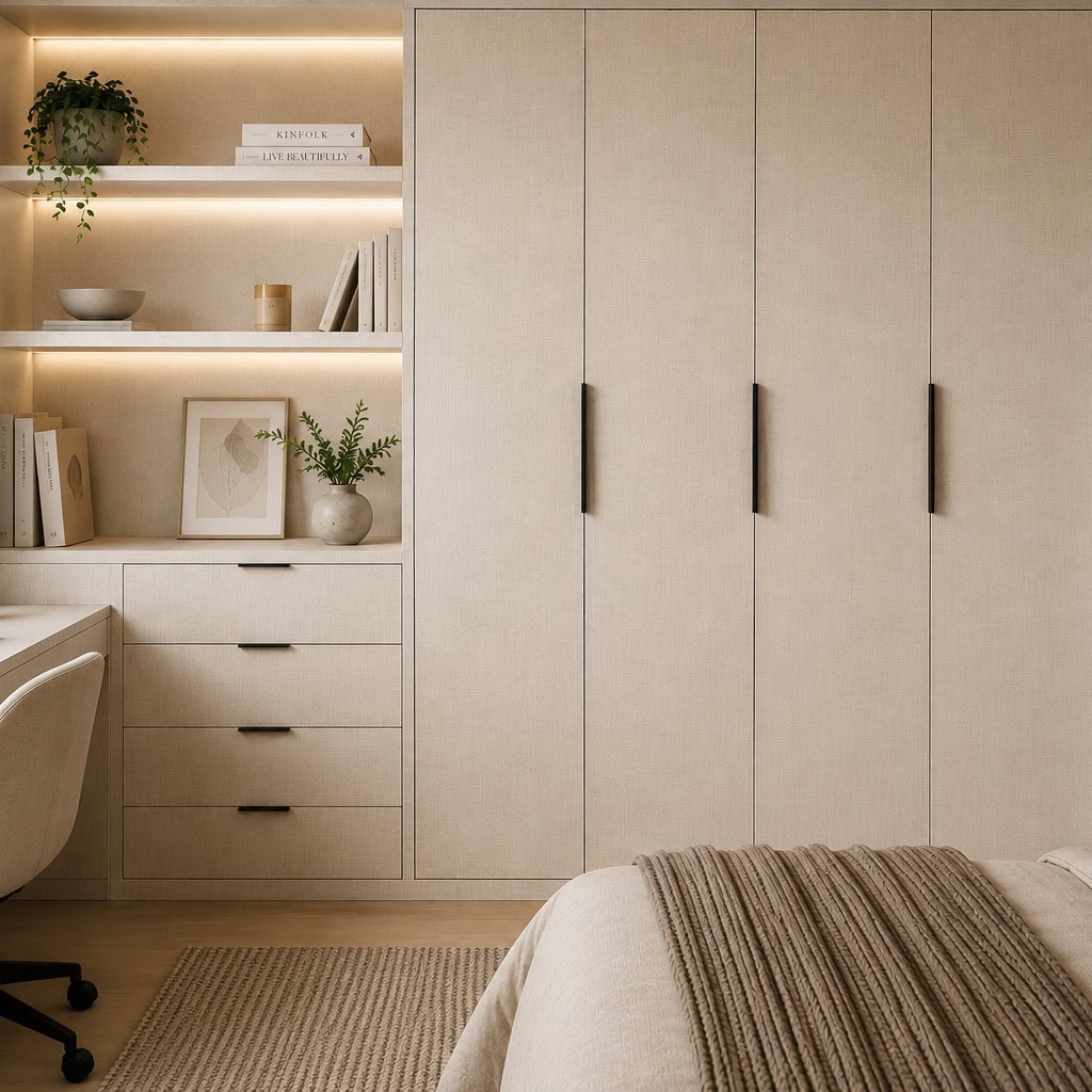 18mm Finsa Special Textured Lino Cancun Melamine Faced MDF 2440 x 1220mm (8' x 4') FSC® 18mm Finsa Special Textured Lino Cancun Melamine Faced MDF 2440 x 1220mm (8' x 4') FSC®