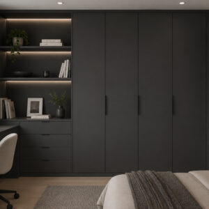 Finsa Textured Gris Gu Melamine Faced MDF 1