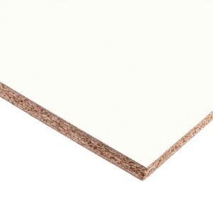 19mm Egger W1100 TM Alpine White Lacquered Melamine Faced Chipboard 2800 x 2070mm