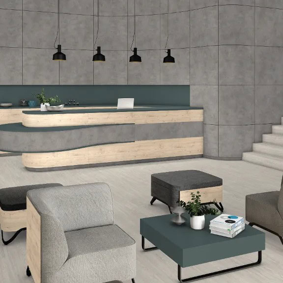 18mm Egger F186 ST9 Light Grey Chicago Concrete Melamine Faced Chipboard 2800 x 2070mm 18mm Egger F186 ST9 Light Grey Chicago Concrete Melamine Faced Chipboard 2800 x 2070mm