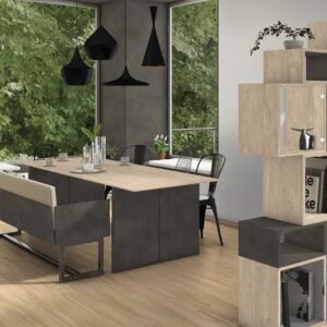 Egger F187 ST9 Dark Grey Chicago Concrete Faced Chipboard 2
