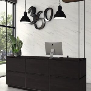 Egger H1228 TM12 Anthracite Abano Ash Lacquered Melamine Faced Chipboard 2