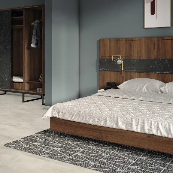 18mm Egger H1307 ST19 Brown Warmia Walnut Melamine Faced Chipboard 2800 x 2070mm 18mm Egger H1307 ST19 Brown Warmia Walnut Melamine Faced Chipboard 2800 x 2070mm