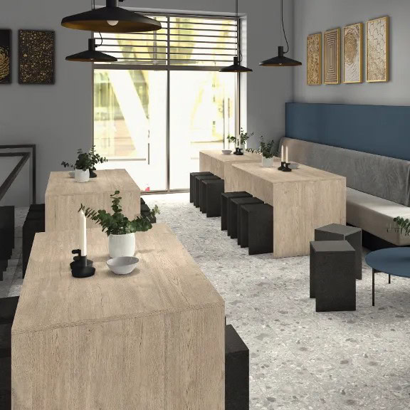 18mm Egger H1357 ST10 Grey Beige Spree Oak Melamine Faced Chipboard 2800 x 2070mm 18mm Egger H1357 ST10 Grey Beige Spree Oak Melamine Faced Chipboard 2800 x 2070mm