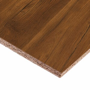18mm Egger H2033 ST10 Dark Hunton Oak Melamine Faced Chipboard 2800 x 2070mm