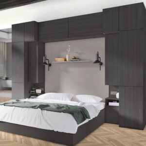 Egger H3190 ST19 Anthracite Fineline Metallic Melamine Faced Chipboard 2