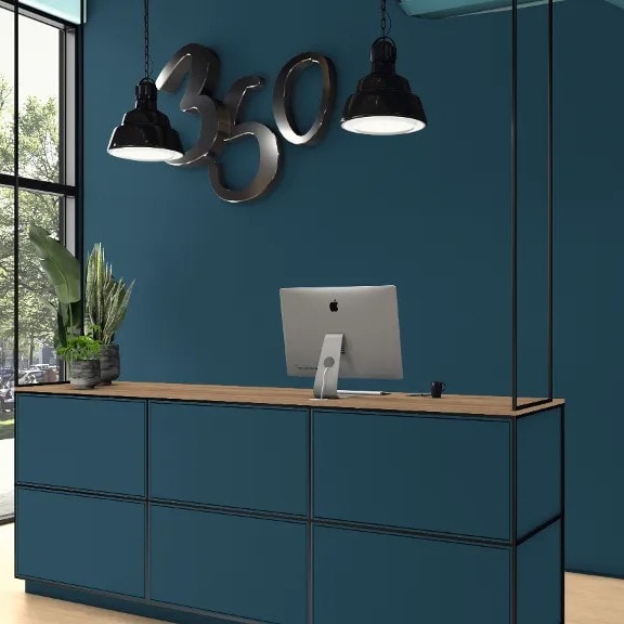 18mm Egger U565 ST9 Ocean Blue Melamine Faced Chipboard 2800 x 2070mm 18mm Egger U565 ST9 Ocean Blue Melamine Faced Chipboard 2800 x 2070mm