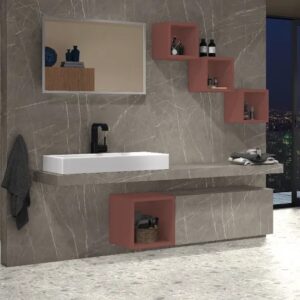 U335 ST9 Rusty Red Melamine Faced Chipboard 1