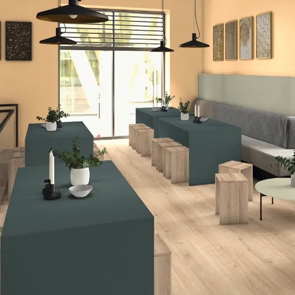 19mm Egger U665 PM Stone Green Lacquered Melamine Faced Chipboard 2800 x 2070mm 19mm Egger U665 PM Stone Green Lacquered Melamine Faced Chipboard 2800 x 2070mm