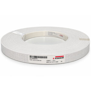 Unglued Egger ABS F422 ST10 White Linen Edging Tape Strip 23mm x 75m