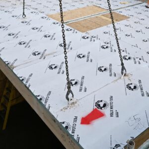 Peel Clean Extra Large boards layed out