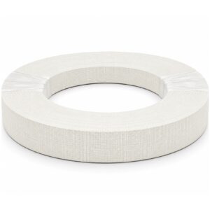 Unglued Egger ABS F422 ST10 White Linen Edging Tape Strip 23mm x 75m