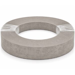 Unglued Egger ABS F638 ST10 Chromix Silver Edging Tape Strip 23mm x 75m