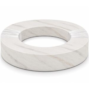 Unglued Egger ABS F812 ST9 White Levanto Marble Edging Tape Strip 23mm x 75m