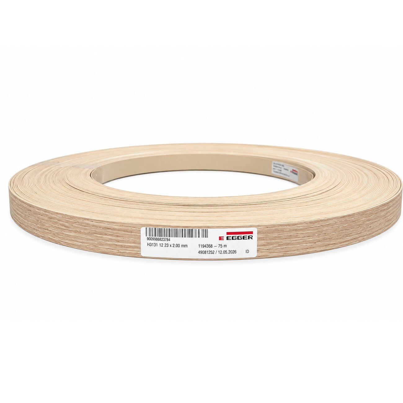 Unglued Egger ABS H3131 ST12 Natural Davos Oak Edging Tape Strip 23mm x 75m Unglued Egger ABS H3131 ST12 Natural Davos Oak Edging Tape Strip 23mm x 75m