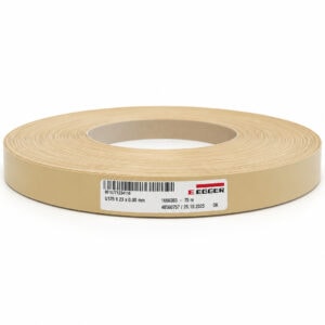 Unglued Egger ABS U125 ST9 Sand Yellow Edging Tape Strip 23mm x 75m