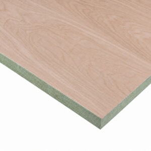 Home 19mm Oak Moisture Resistant Veneered MDF 2 Sides Crown Cut A/B Natural Grade 2440 x 1220mm (8' x 4') FSC® Pack of 24