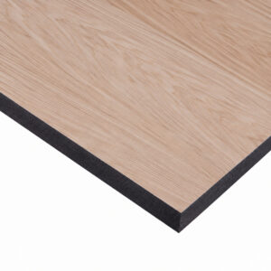 Home 19mm Oak Veneered Black MDF 2 Sides Crown Cut A/B Select Grade 2440 x 1220mm (8' x 4') FSC® Pack of 24